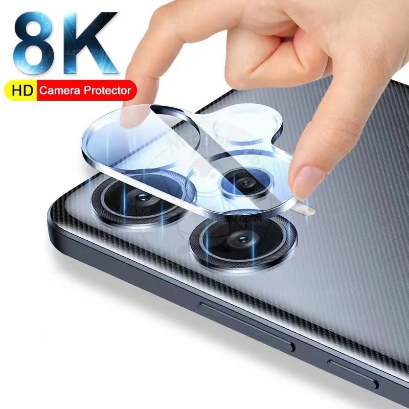 ฟิล์มกล้อง กระจก เลนส์กล้อง 3D สําหรับ Xiaomi Redmi 13 1312 12C / Poco C55 M6 Redmi Note 11 S 11Pro