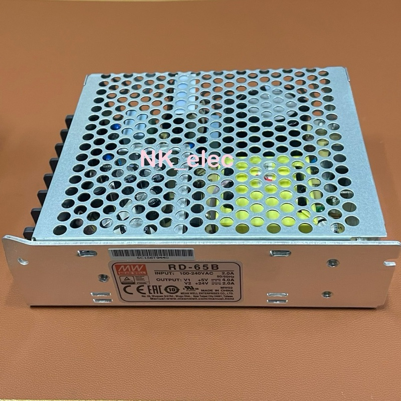 RD-65B Switching Power Supply INPUT : 100-240VAC OUTPUT : + 5VDC 4A + 24VDC 2A
