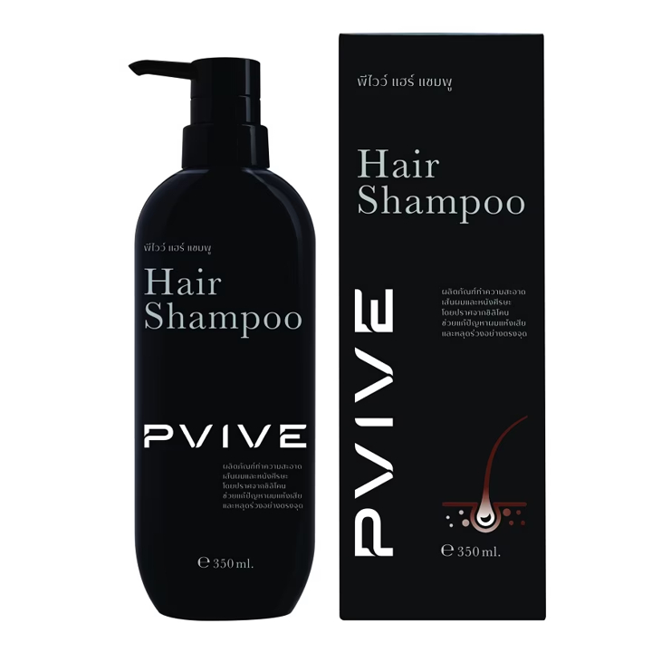 Pvive Hair Shampoo 350ml. พีไวว์ แฮร์ แชมพู บำรุงให้ผมแข็งแรง