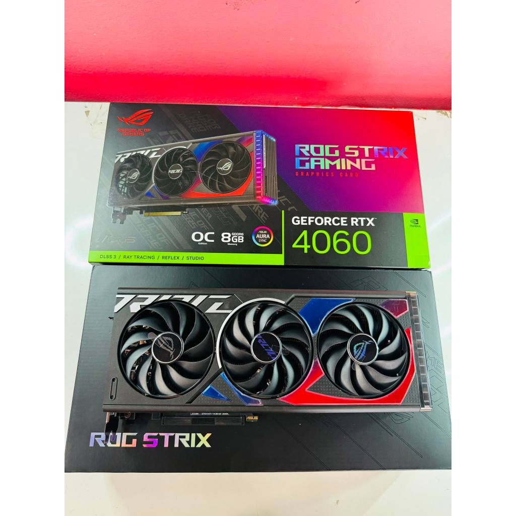 ขายการ์ดจอมือสอง ASUS ROG STRIX GEFORCE RTX 4060 OC EDITION 8GB GDDR6