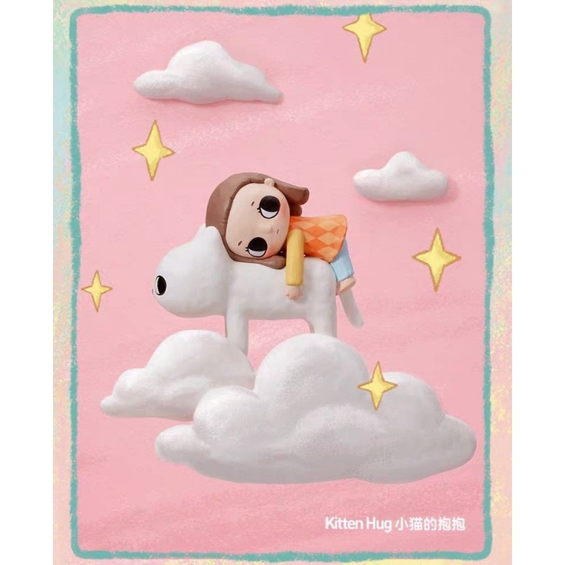 พร้อมส่ง Nyota's Fluffy Life POPMART/unbox check card