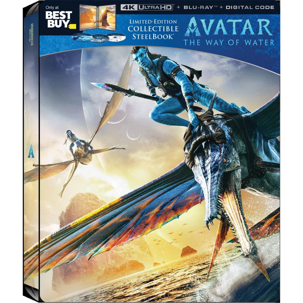 [กรุณาทักแชทก่อนสั่งซื้อ] Avatar: The Way of Water (Best Buy Exclusive SteelBook / 4K Ultra HD + Blu