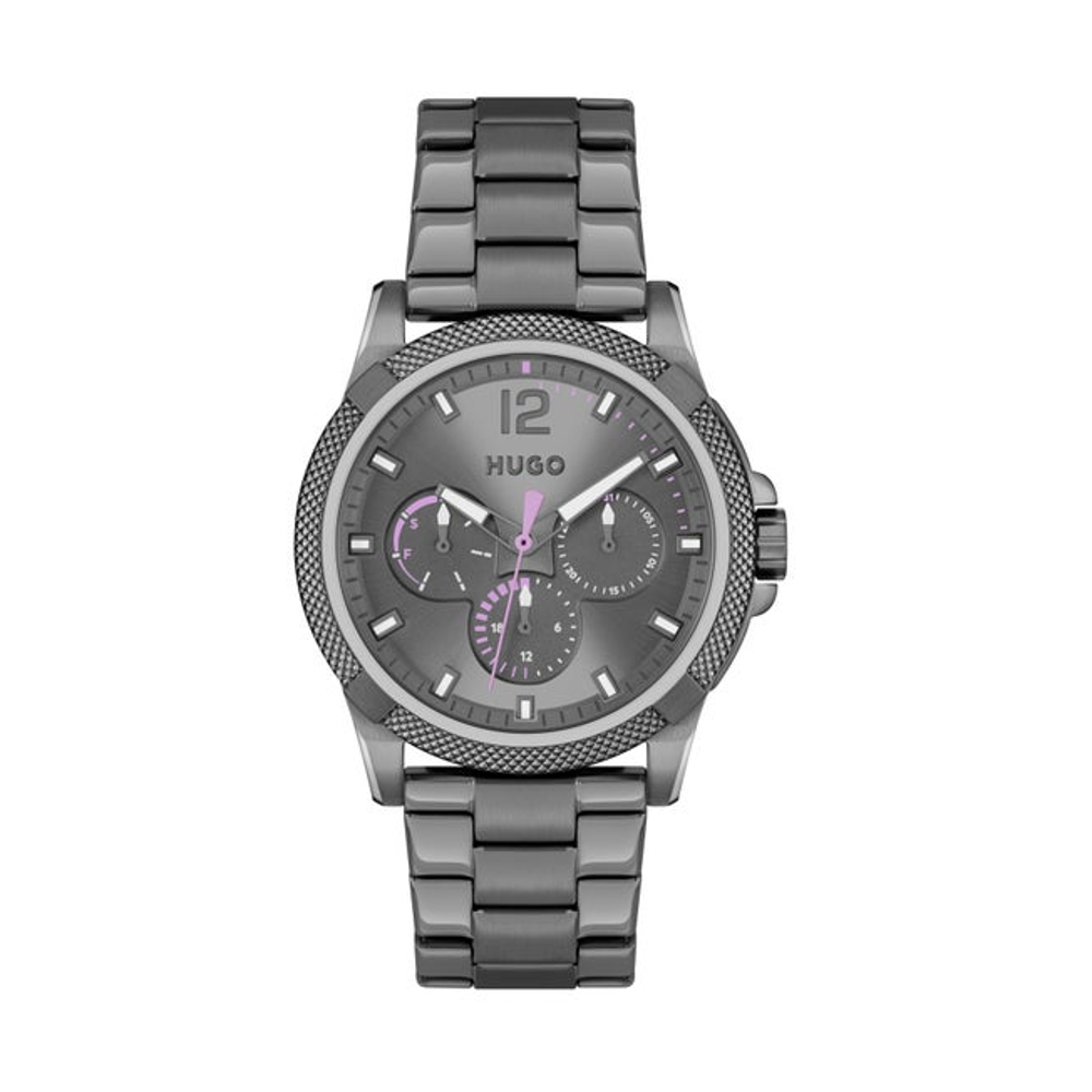 HUGO BOSS นาฬิกาผู้หญิง IMPRESS รุ่น HB1540135 สายสเเตนเลส สีเทา 38มม.