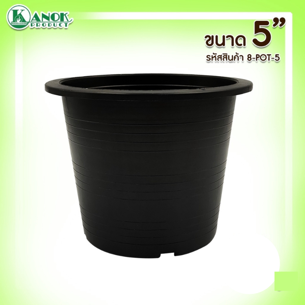 ไชโย กระถางต้นไม้ พลาสติก ขนาด 5-8นิ้ว กระถางต้นไม้ กระถางต้นไม้อย่างดี แข็งแรง ทนทาน - รูปที่ 2