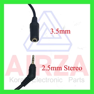 สายแปลงAdapter 2.5 To 3.5 Stereo ขนาด 20Cm 1เส้น
