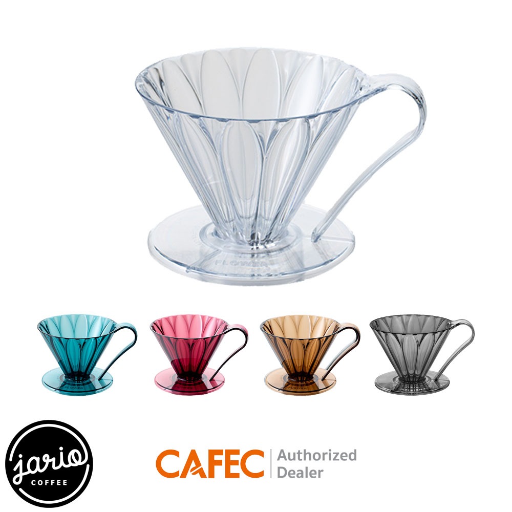 JARIO x CAFEC ดริปเปอร์ Flower Tritan CAFEC Flower Dripper Tritan