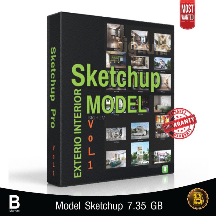 3D MODEL For Sketchup VOL.1 | Full Software windows / Mac
