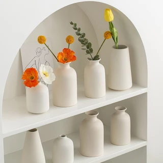 OurHome [แจกันเซรามิก] เครื่องประดับแจกันเซรามิกที่เรียบง่าย YC Simple ceramic vase ornament แจกันเรียบง่าย ของแต่งบ้าน