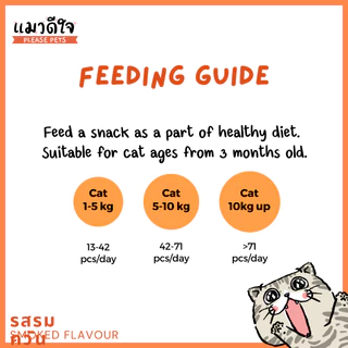 แมวดีใจ ขนมแมว Meow dee jai Mini Bite Stick มินิไบท์แมวดีใจ มินิไบท์ รสรมควัน และรสซีฟู้ต ขนาด 35g