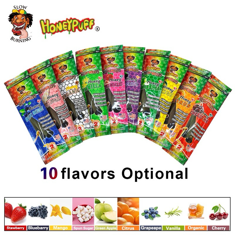Honeypuff Hemp wraps กระดาษบลั้น(2Paper+2Filter)