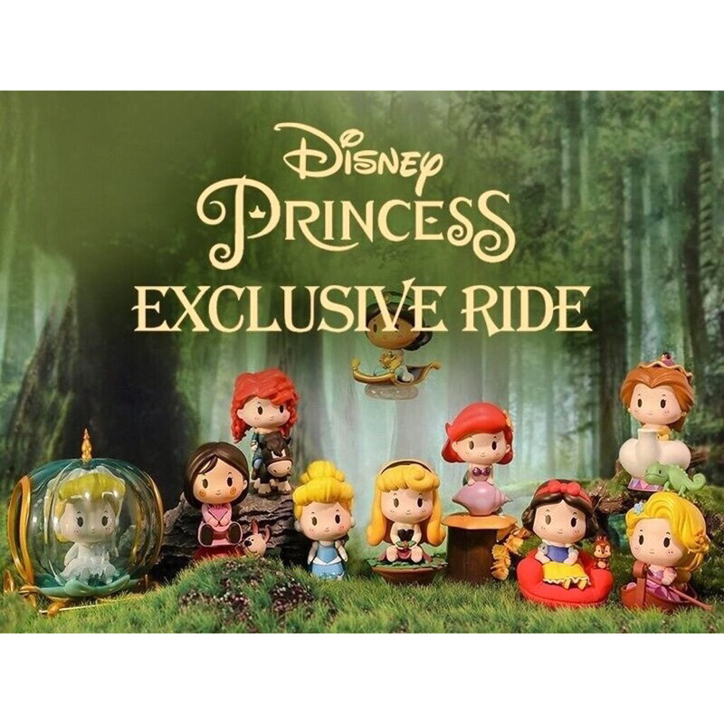 Disney Princess Exclusive Ride ฟิกเกอร์ แบบกล่องสุ่ม ยกBox