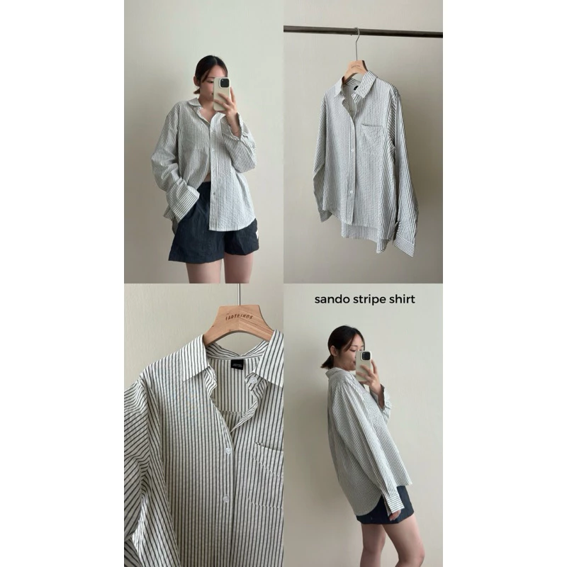 FADTHINGS : sando stripe shirt 🍞