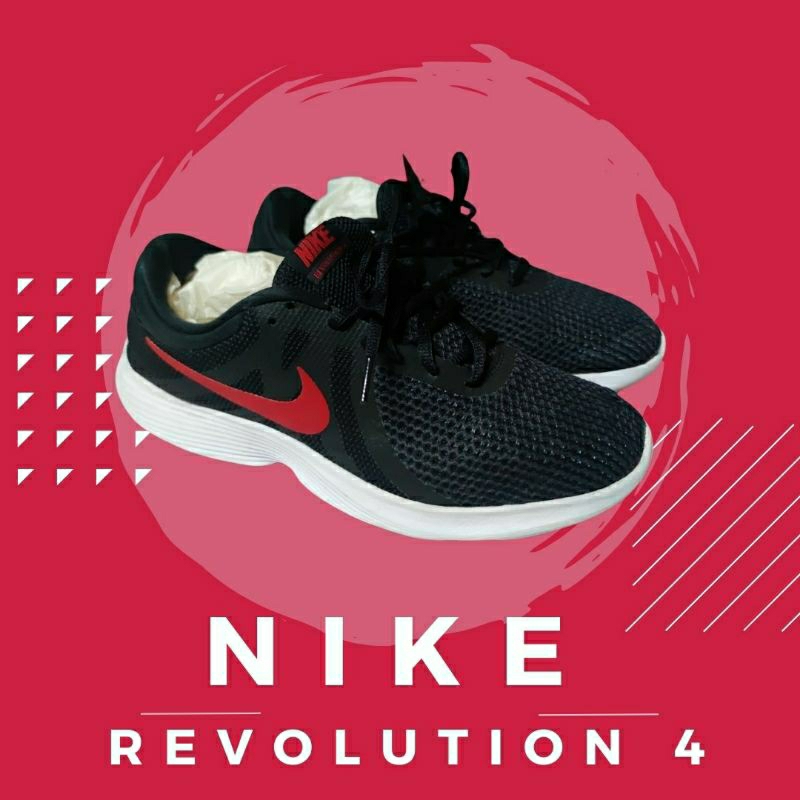 💥รองเท้ามือสอง ไนกี้ Nike Revolution 4 สภาพมือหนึ่ง ไซส์ 43 ยาว 27.5
