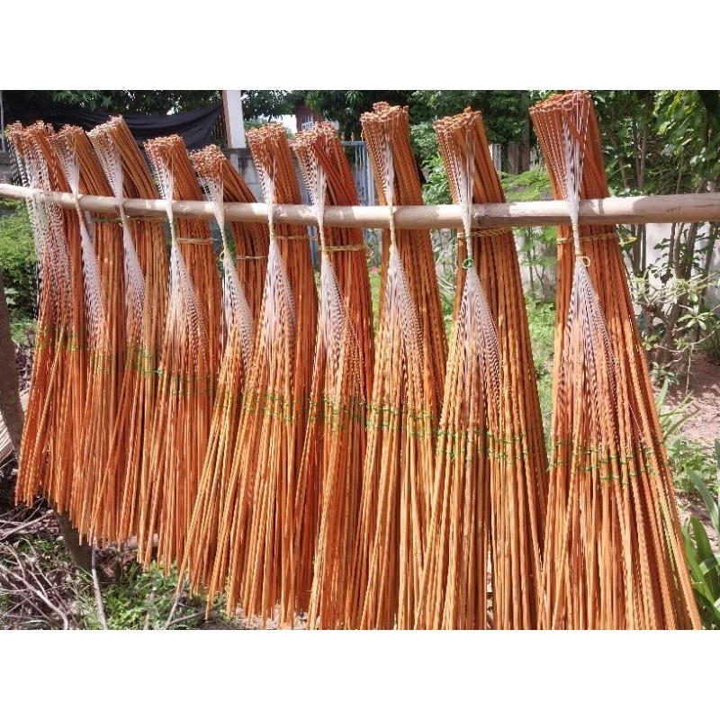 เบ็ดปักไม้ไผ่ เบ็ดปักคันนา คันเบ็ดพร้อมใช้ ยาว 90 ,100 cm