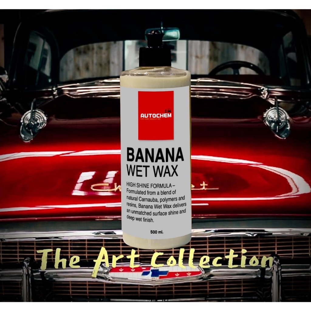 น้ำยาเคลือบสีรถยนต์ Banana Wet Wax Liquid Cream Car Wax (NANONICE)