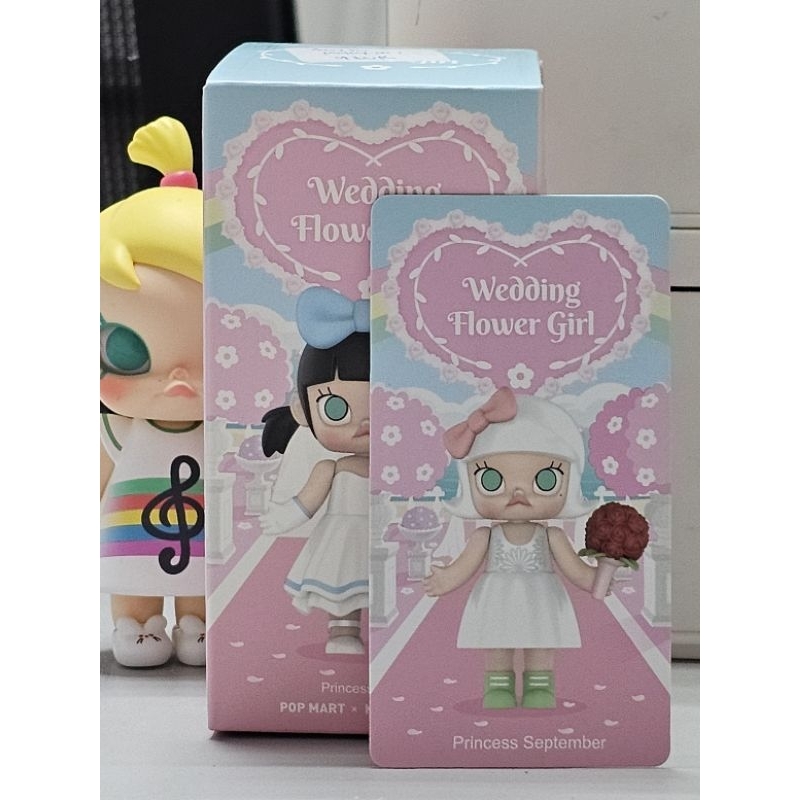 [พร้อมส่ง] POP MART Molly Wedding Flower Girl [Princess September] เช็คการ์ดไท่แกะซอง