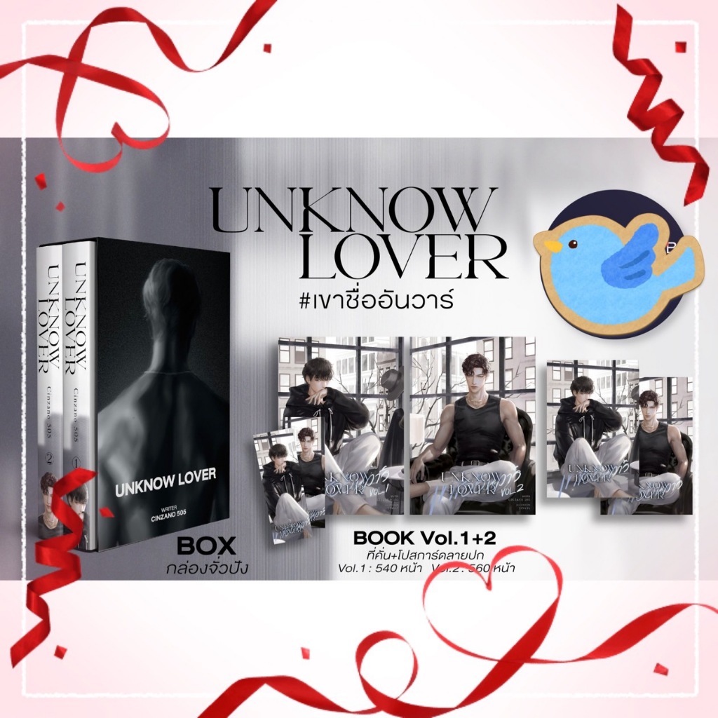 นิยายวาย ชุด Boxset UNKNOWN LOVER เขาชื่ออันวาร์ เล่ม 1-2 (2 เล่มจบ / Set B) (Re-Print)