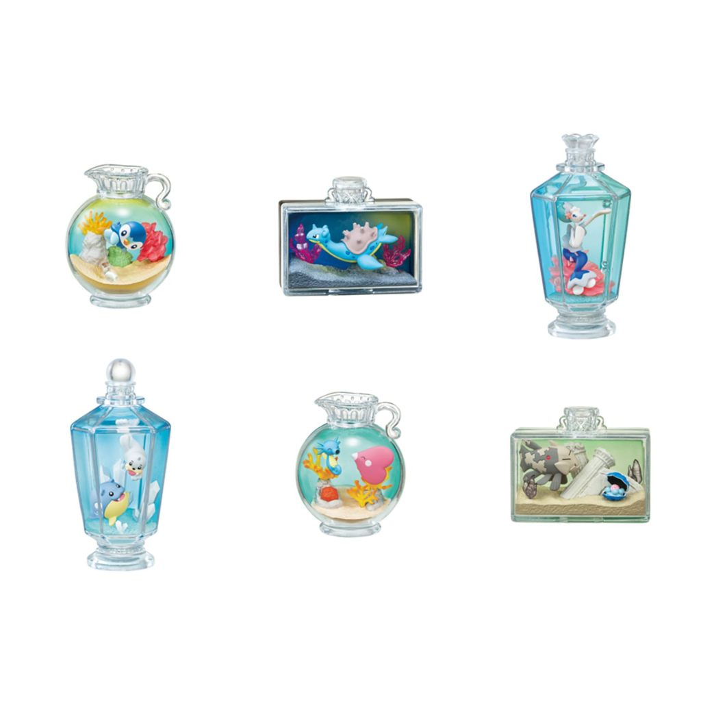 Pokemon AQUA BOTTLE Collection 2 ~ Sparkling Seaside Memories~ Box Product, 6 Types, 6 Pieces, Appro