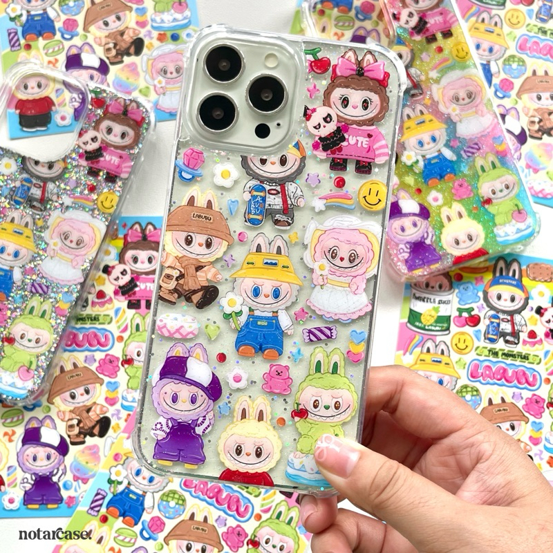ลายใหม่** เคสลาบูบู้ ver.2 LABUBU (สามารถสั่งทำได้หลายรุ่น)