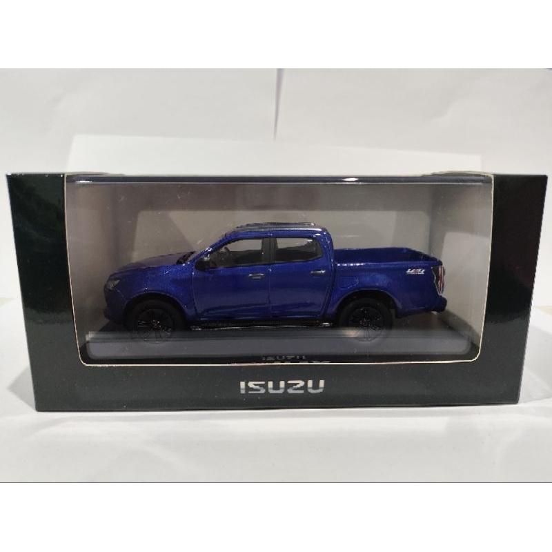 โมเดลรถกระบะ Isuzu All-New D-Max งานศูนย์แท้ สเกล 1:43 ของใหม่ สีน้ำเงิน