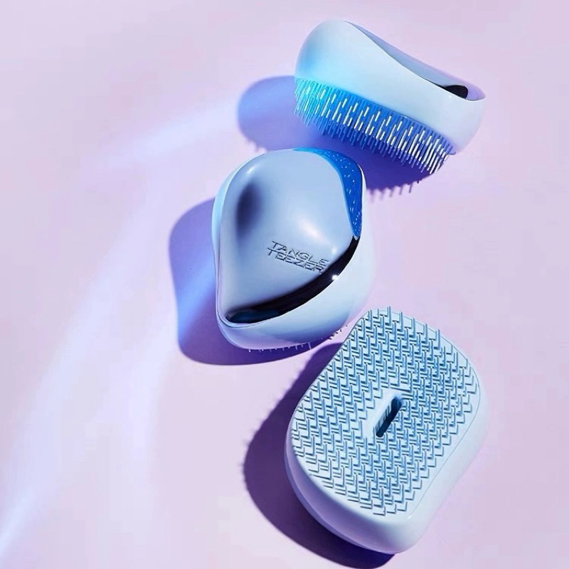 พร้อมส่ง ของแท้ สแกนโค้ดได้ มีฝาปิด Tangle Teezer Compact Styler Detangling Hairbrush