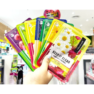 แผ่นมาร์คหน้า 10 แผ่านคละแบบ Mask บำรุงผิวหน้า ฟื้นฟูผิว หน้าขาวกระจ่างใส ลดสิว ผิวมัน หมองคล้ำ