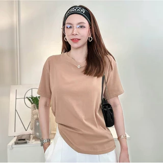 (012ก) พร้อมส่ง*ป้ายDeezyy เสื้อยืดผ้ายูนิโคแขนสั้น Basic ขยายไซร์ใส่สบาย
