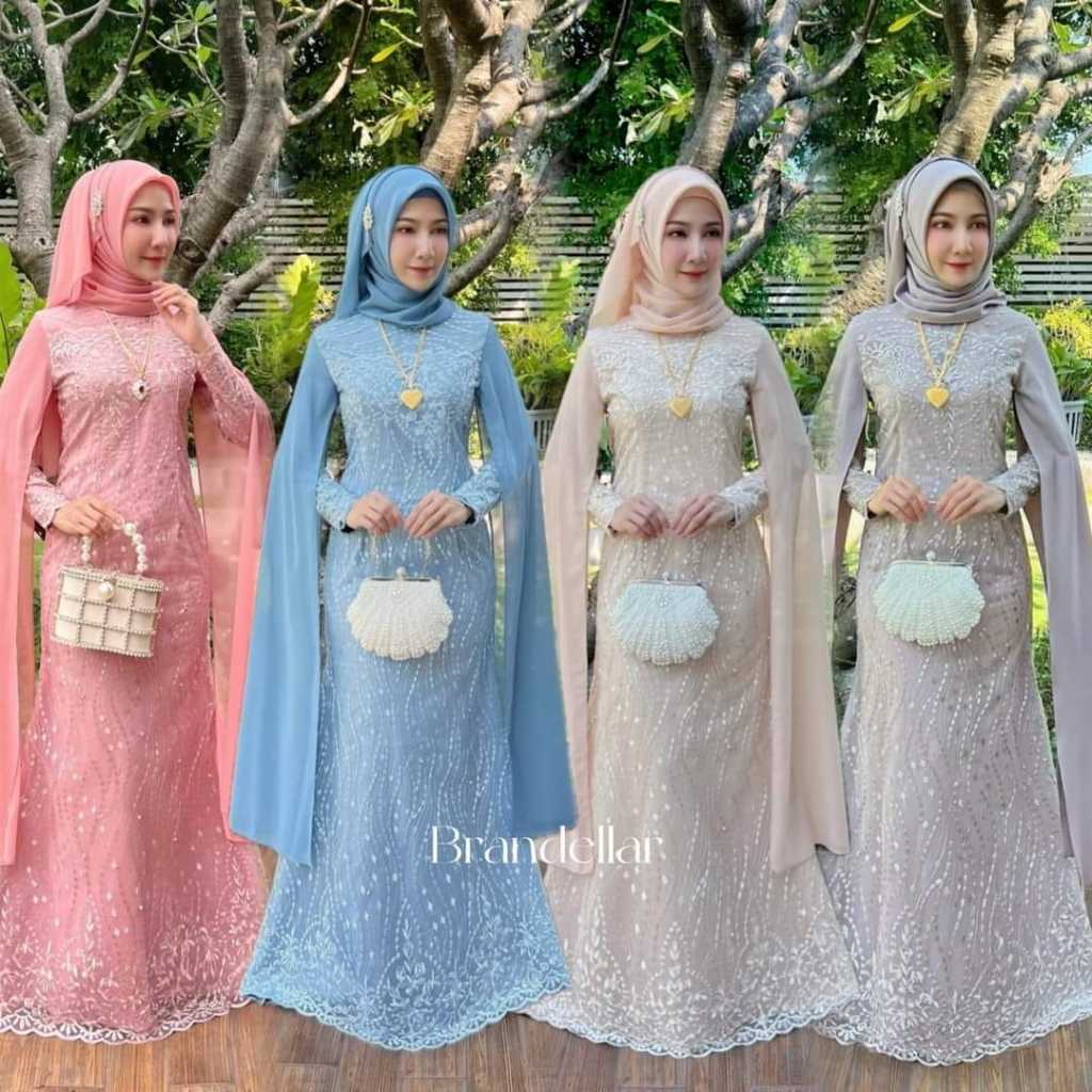 Dress ออกงานอิสลามพร้อมส่ง