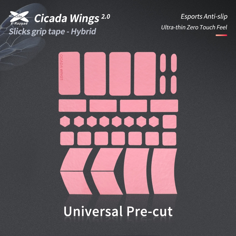 เมาส์กริปกันลื่น X-raypad Cicada Wings V2 Slicks แบบ Universal Pre-cut