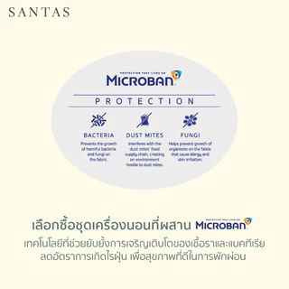 SANTAS หมอนข้าง - รุ่น DACRON® HOLLOFIL®