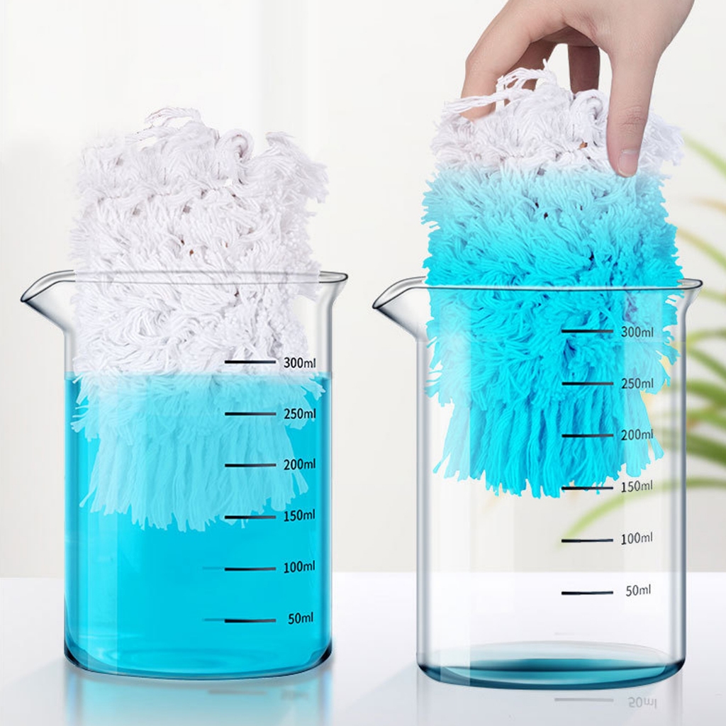 HOMEC ผ้าม็อบถูพื้น แผ่นม็อบไมโครไฟเบอร์ mop cloth ซึมซับได้ดี ดันฝุ่น ไม่ฟุ้งกระจาย ล้างออกง่าย - รูปที่ 3