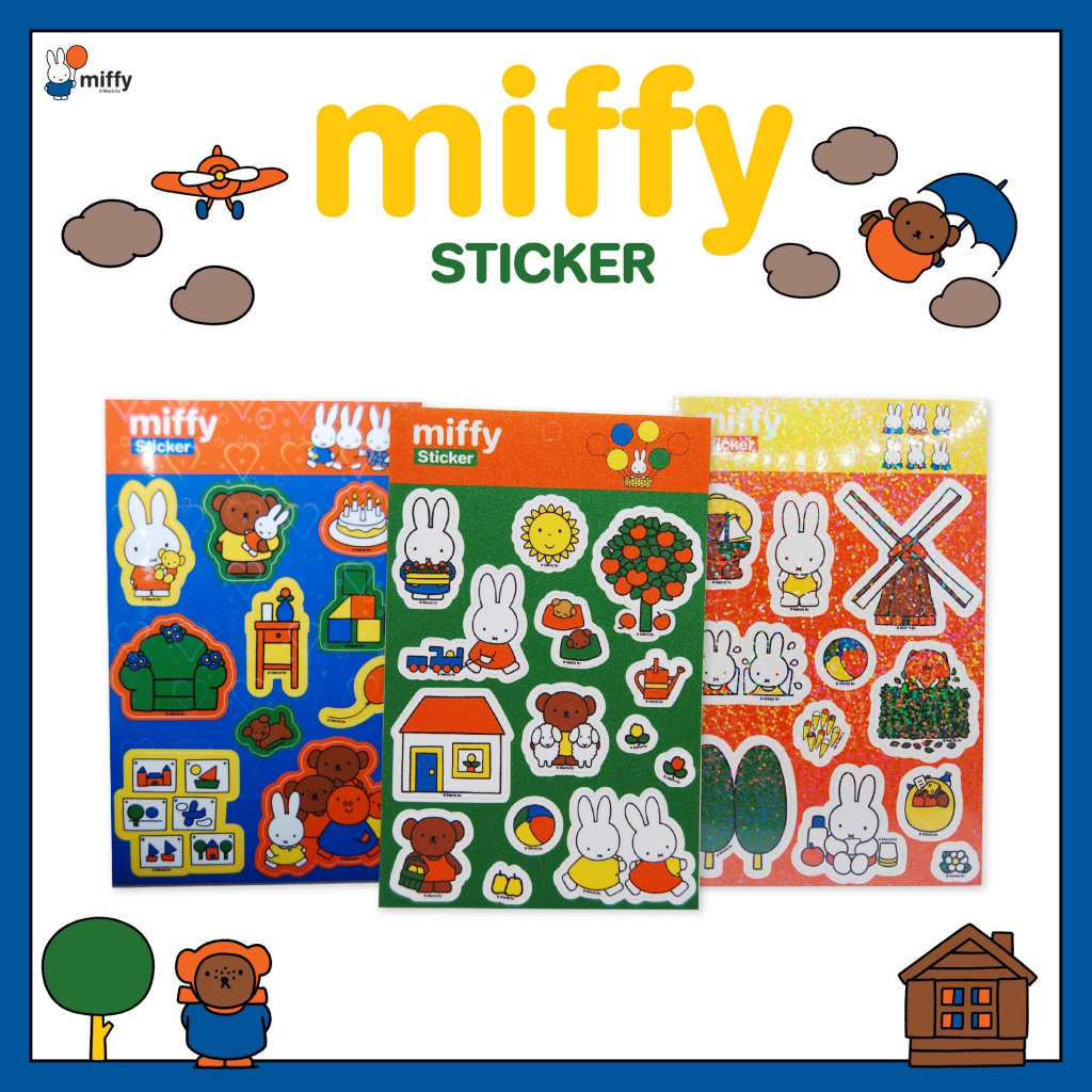 MIFFY & FRIENDS SHEET STICKER