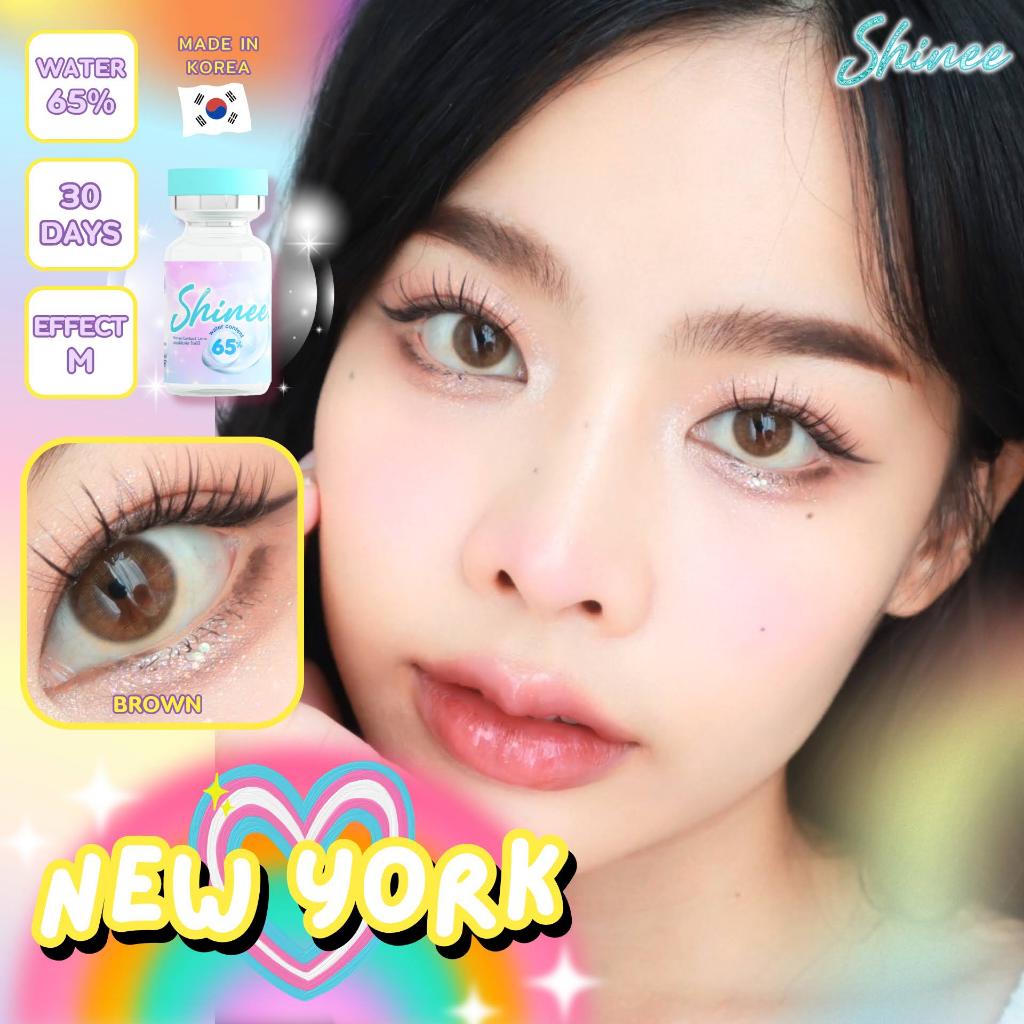 คอนแทคเลนส์  ขนาดมินิ  New york (Shinee) สี : Brown/Gray ราคา ถูกที่สุด ดีลบีเคเค แกลเลอรีภาพที่ 7