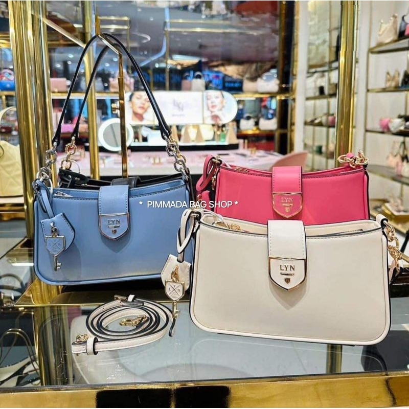 🌈พร้อมส่ง 𝐋𝐘𝐍 RE-EDIT Ray ATELLA Bag กระเป๋าทรงพอช-สะพายข้าง​ สาย​ 2 เส้น