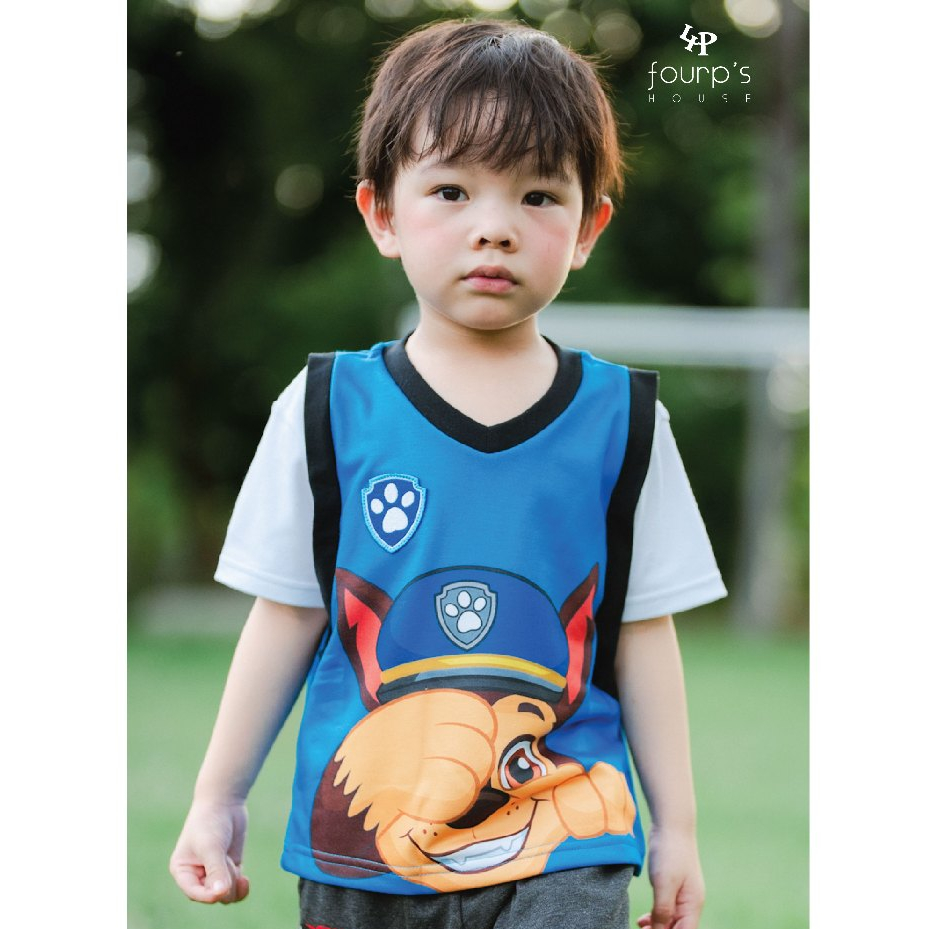 PAW PATROL : PTNYT1018 เสื้อแขนสั้นเด็กลิขสิทธิ์แท้