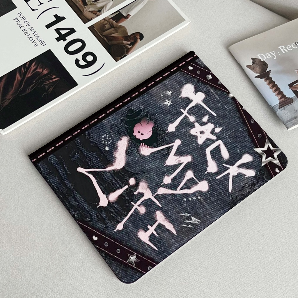 🚀จัดส่งทันที🚀เคสไอแพด เดนิม กระต่าย Pro13 2024 Air7/6 11 Gen11 Pro11 mini7Air5 วงร็อค เคสipad Gen8 - รูปที่ 3