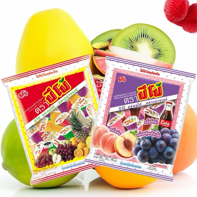 🍮PIPO 🍬ปีโป้ 705 กรัม 30 ชิ้น เยลลี่ปีโป้ เยลลี่ ขนมเยลลี่ เยลลี่รวมรสผลไม้ ขนมยกแพ็ก อร่อยได้ หลากหลายอารมณ์ ปีโป้