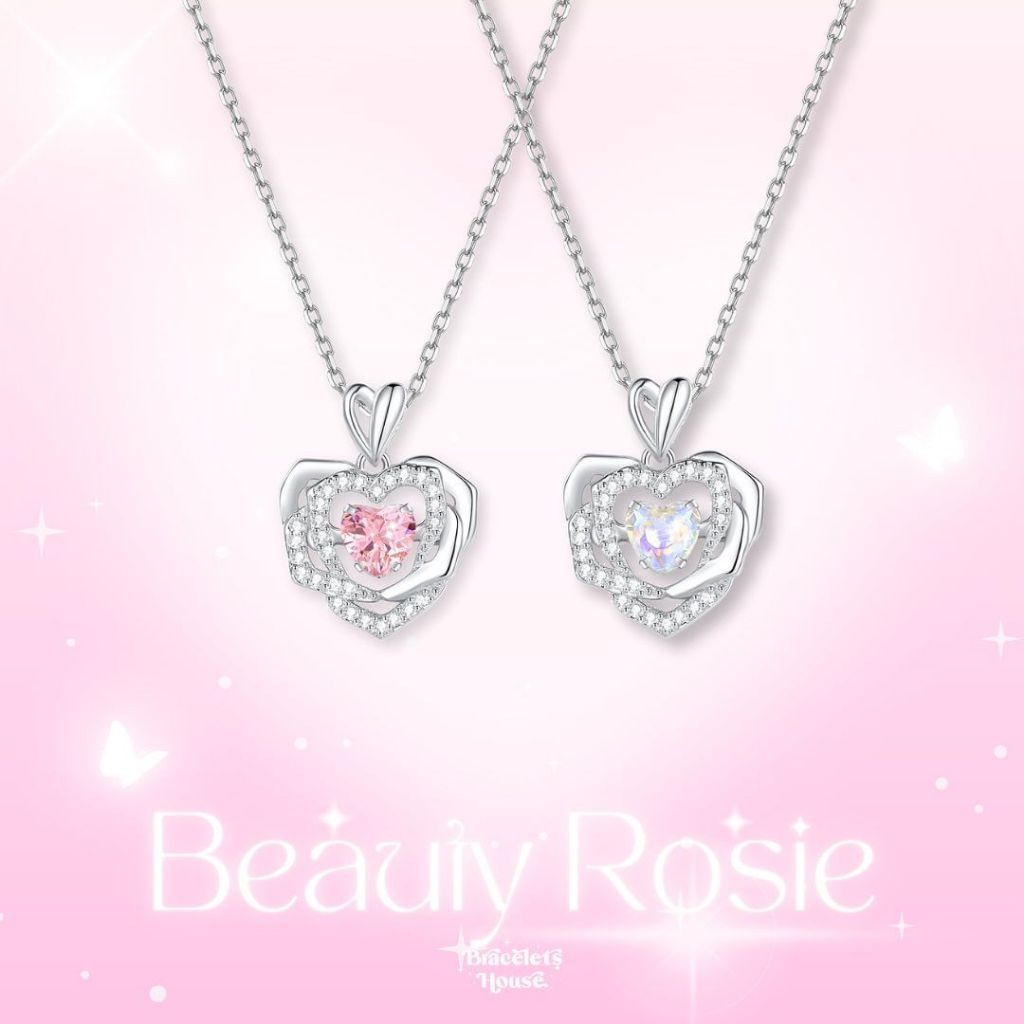 สร้อยคอเงินแท้ Beauty Rosie ส่งฟรี EMS !