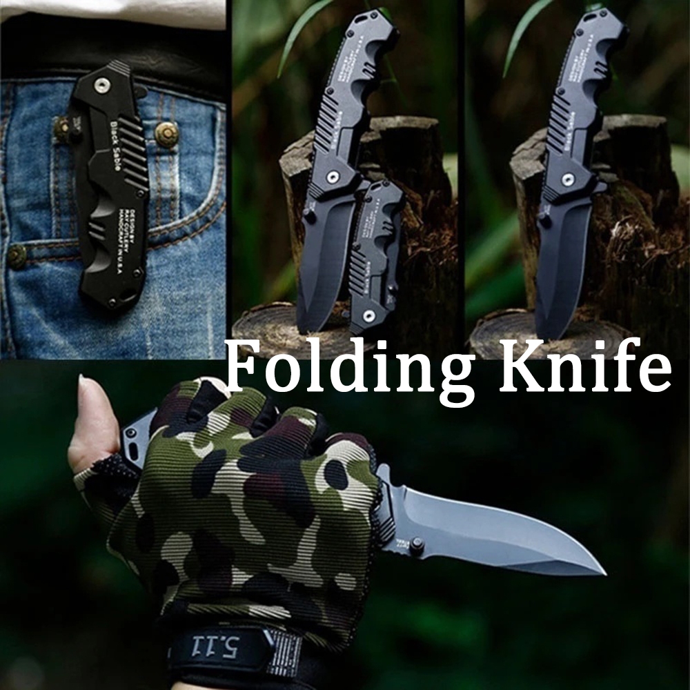 มีดพับพกพา มีดพับเล็ก 15.5cm/20cm Folding Knife มีดพกทหาร เครื่องมือการอยู่รอด แบบบพกพา รถยนต์ / เข้าค่าย