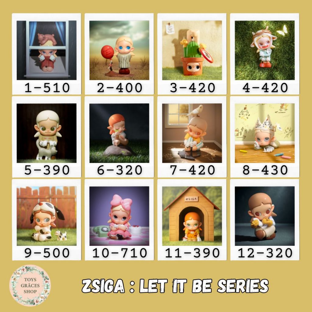 พร้อมส่ง แบบตัวแยก Zsiga Let it be Series