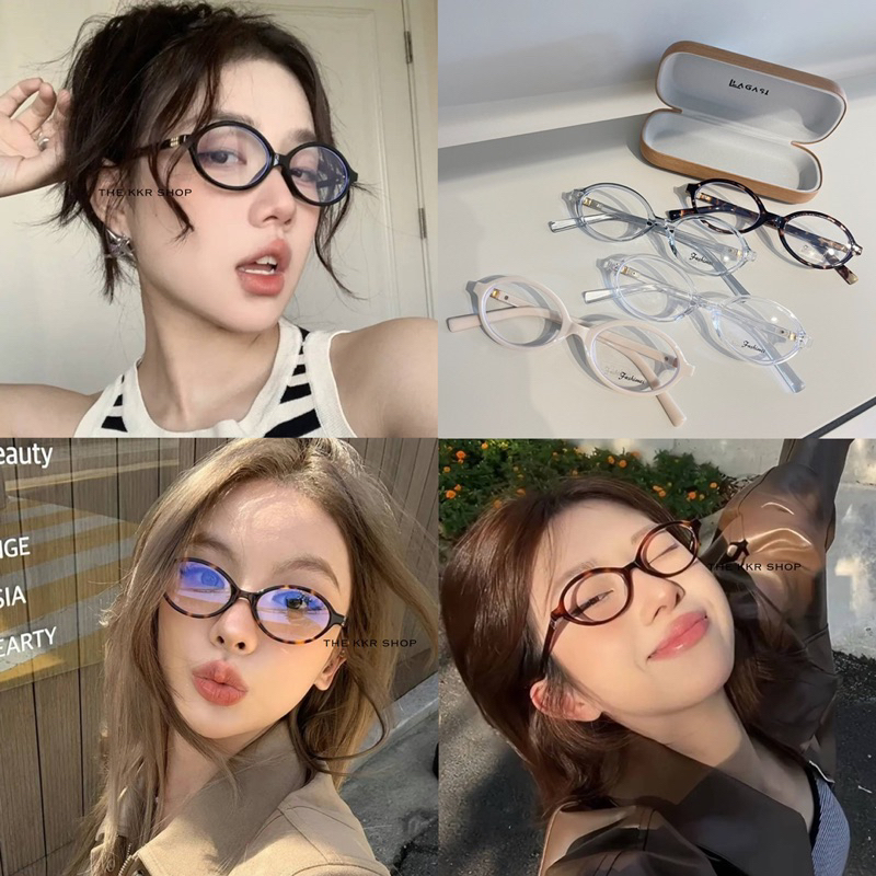 New ITem' แว่นกรองแสงพี่สาวจีน BOX2704 เลนส์กรองแสงสีฟ้าบลูบล็อก ใส่ได้ทุกเพศทุกโอกาส กรอบแว่นเปลี่ย