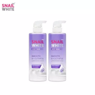 [แพ็คคู่สุดคุ้ม] NAMU LIFE SNAILWHITE BODY WASH SMOOTH & YOUTHFUL 500 ML (10SW00704x2)
