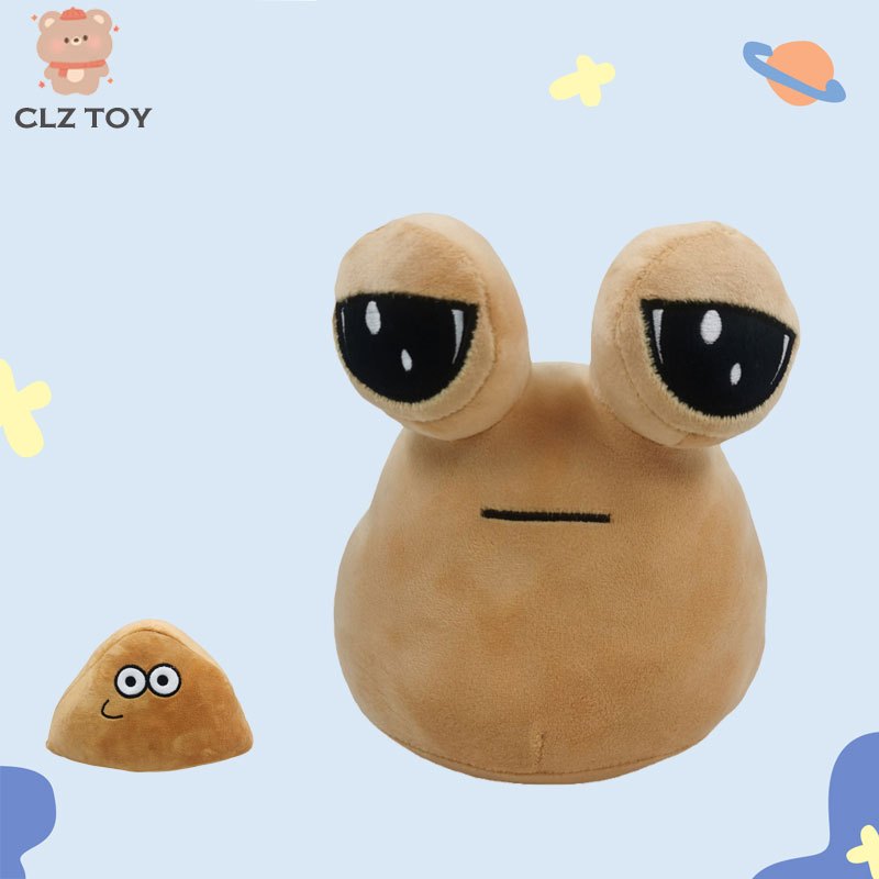 CLZ COD ตุ๊กตาเอเลี่ยน Pou ผ้ากํามะหยี่ขนนิ่ม ยัดนุ่น ของเล่นสําหรับเด็ก ของขวัญคริสต์มาส ของขวัญวันเกิด