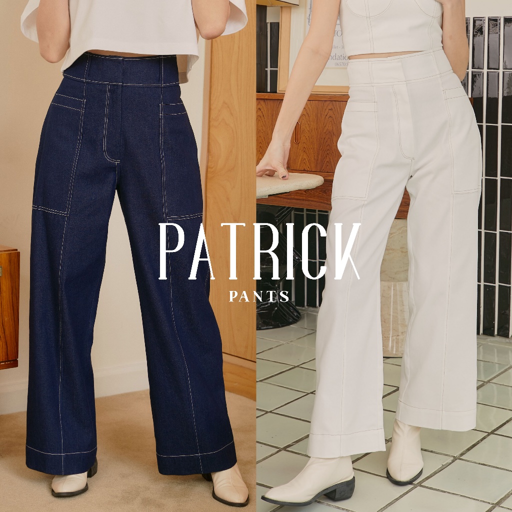 TheBlancPale : Patrick Jean Pants กางเกงยีนส์ที่ไม่หนาไม่บาง เป็นความหนาที่เราเลือกมาแล้วว่าใส่แล้วทรงสวย และไม่ร้อน ดีเ