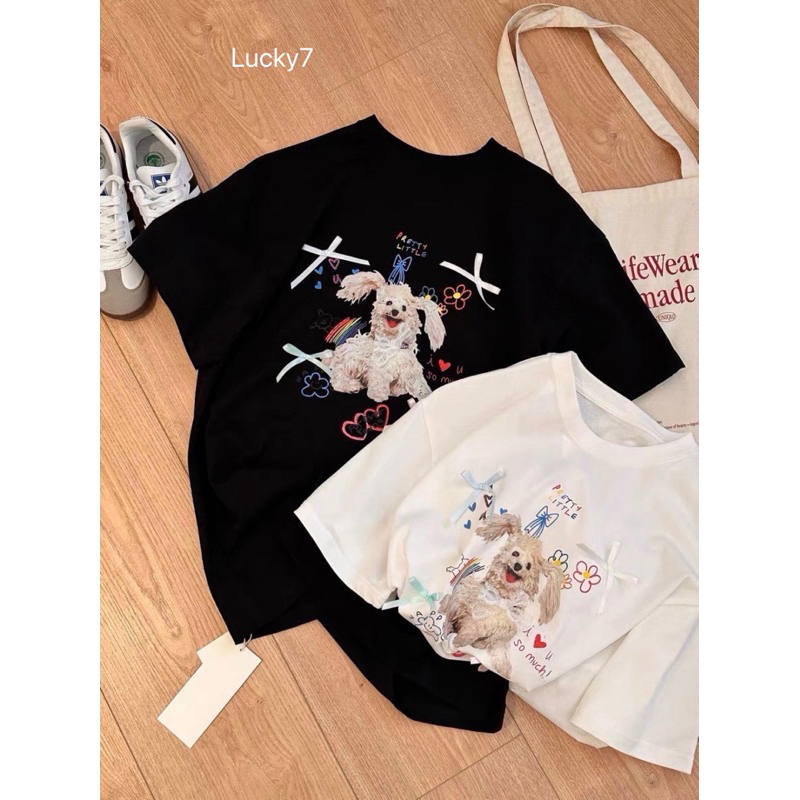 BY IRA(Q240/Q378) Betty top เสื้อยืดแขนสั้น ประดับโบว์ สามมิติ แฟชั่นฤดูร้อน สําหรับผู้หญิงะ