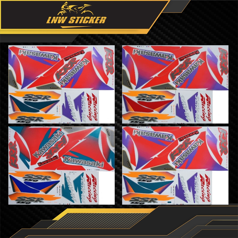 สติ๊กเกอร์ KR SSR ปี1997 สติ๊กเกอร์ KR 150SSR ปี97 Kawasaki KR 150