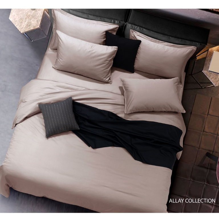 SANTAS ชุดผ้าปูที่นอน ดีไซน์ ALLAY ทอ 350 เส้นด้าย CONTON USA