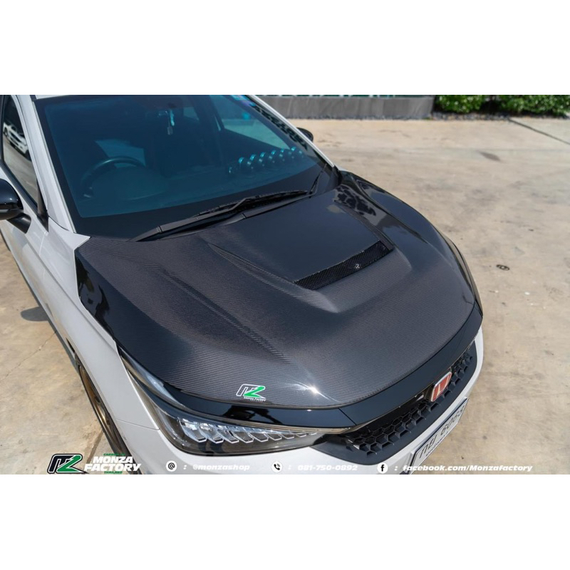 ฝากระโปรงคาร์บอน Monza  bkk แท้ ‼️ใส่ City 1.0 Turbo