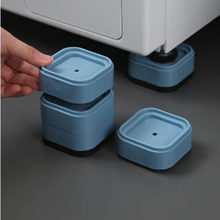 (แบบใหม่) ขารองเครื่องซักผ้า (4ชิ้น) ขารองอเนกประสงค์ ขารองตู้เย็น ขารองตู้กับข้าว ขารองโต๊ะกินข้าว