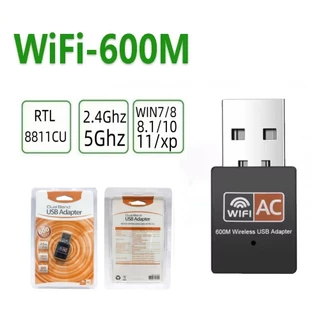 wireless แบบ usb wifi 600Mbps รองรับคลื่นสัญญาณ2.4G +5.0G (สินค้ามี4รุ่นให้เลือก)